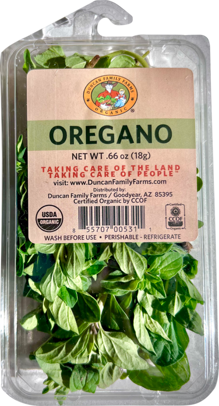 Oregano packaging