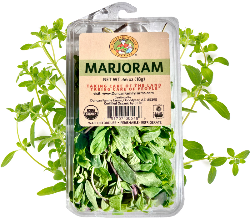 Marjoram packaging
