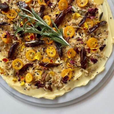 Holiday Butter Board with Duncan Family Farms Edible Flowers
